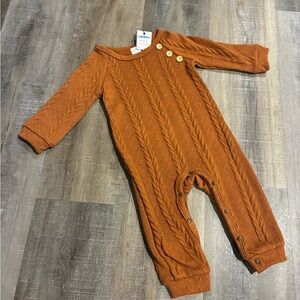Cozy Cable Knit Kids One Piece